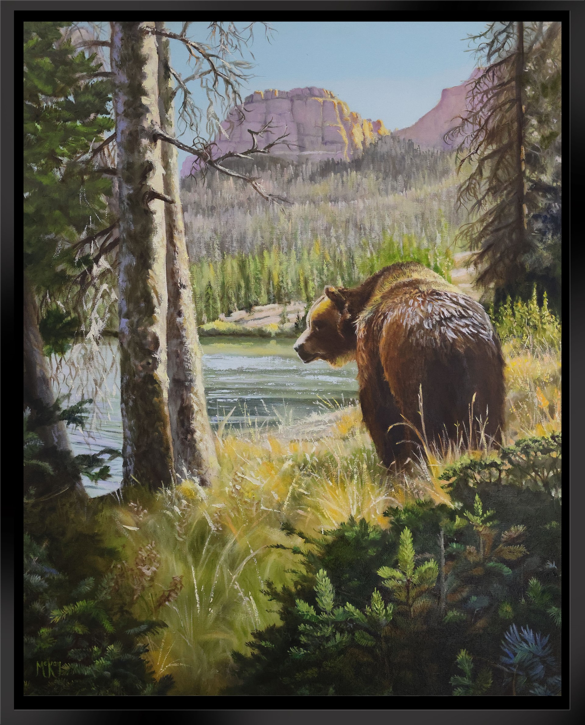 Click to view detail for Brooks Lake Morning 24x30  $3500